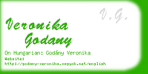 veronika godany business card