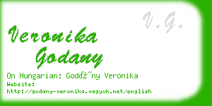 veronika godany business card